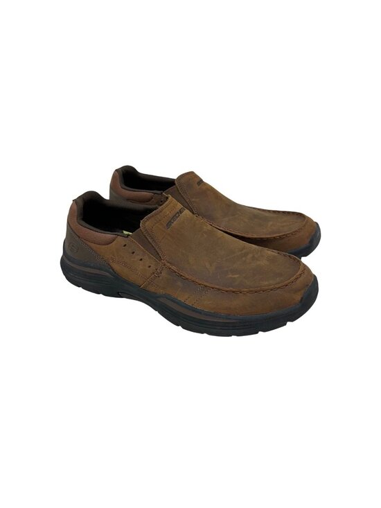 Skechers Expended Seveno Slip On Moccasins Leather Loafer 66146 Shoes Mens sz 12 main image 8